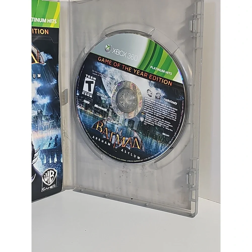 Batman: Arkham Asylum -- Game‎ of the Year Edition (Microsoft Xbox 360, 2010)